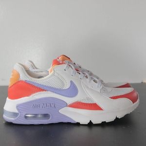 NIke Air Max Excee Low White Red Women's Sneakers 003619 Size 7Womens/5.5 Youth